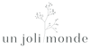 Logo Un Joli Monde - Bougies parfumées personnalisées