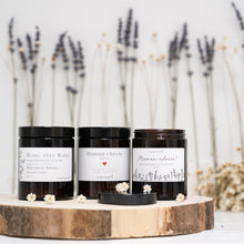 Grandes bougies personnalisées cadeau fête des mères merci